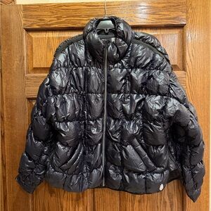 Free People Black Puffer Jacket